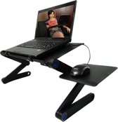 Noiller Verstelbare Laptop Desk Cooler - Laptop Cooler - Laptop Cooling Pad - Verstelbaar - 48 cm - Inclusief plankje voor de muis