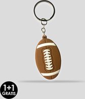 American Football Sleutelhanger - Fenom Sleutelhangers - 2 Stuks - Kinderen - Liefde - Cadeau