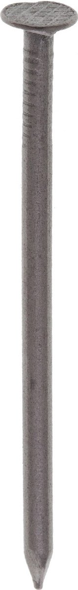 Muur-spijkers. 2.5 x 60mm. lang. Beton-spijkers. Stalen-nagels. zwart. 100 stuks. Deltafix.