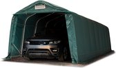 Carport 3,3 x 9,6 m Garagetent PVC 800 N-zeil weidetent beschutting opslagtent groen