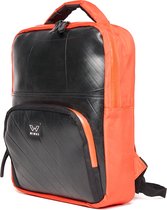Wings Funky Falcon - sac à dos cool et robuste en pneu de voiture - orange