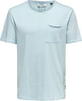 ONLY & SONS ONSROY REG SS SLUB POCKET TEE NOOS  Heren T-shirt - Maat XXL