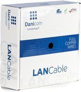Bol.com DANICOM CAT6 FTP 50 meter internetkabel op rol soepel - PVC (Fca) - netwerkkabel aanbieding