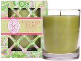 GreenleafGifts Cucumber & Lily Box Jar Candle-geurkaars