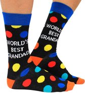 Opa sokken - World's best Grandad - maat 39/46