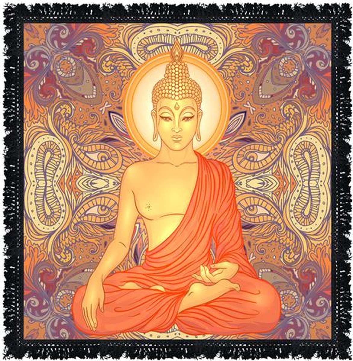 Altaarkleed Boeddha 60X60 cm