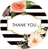 Stickers ▪︎ Multiplaza ▪︎ "THANK YOU" ▪︎ 50 stuks ▪︎ Etiketten ▪︎ bloemen ▪︎ bedankt ▪︎ promoten bedrijf ▪︎ flowers ▪︎ bloemen ▪︎ hobby ▪︎ bedrijf ▪︎ webshop ▪︎ bestellingen ▪︎ brief ▪︎ pakket