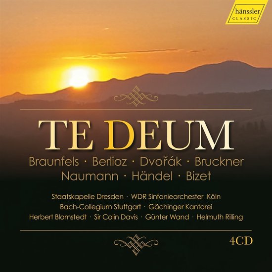 Gächinger Kantorei, Gunter Wand, Staatskapelle Dresden - Te Deum (4 CD)