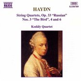 Kodaly Quartet - String Quartets Op. 33, Nos. 3, 4, (CD)