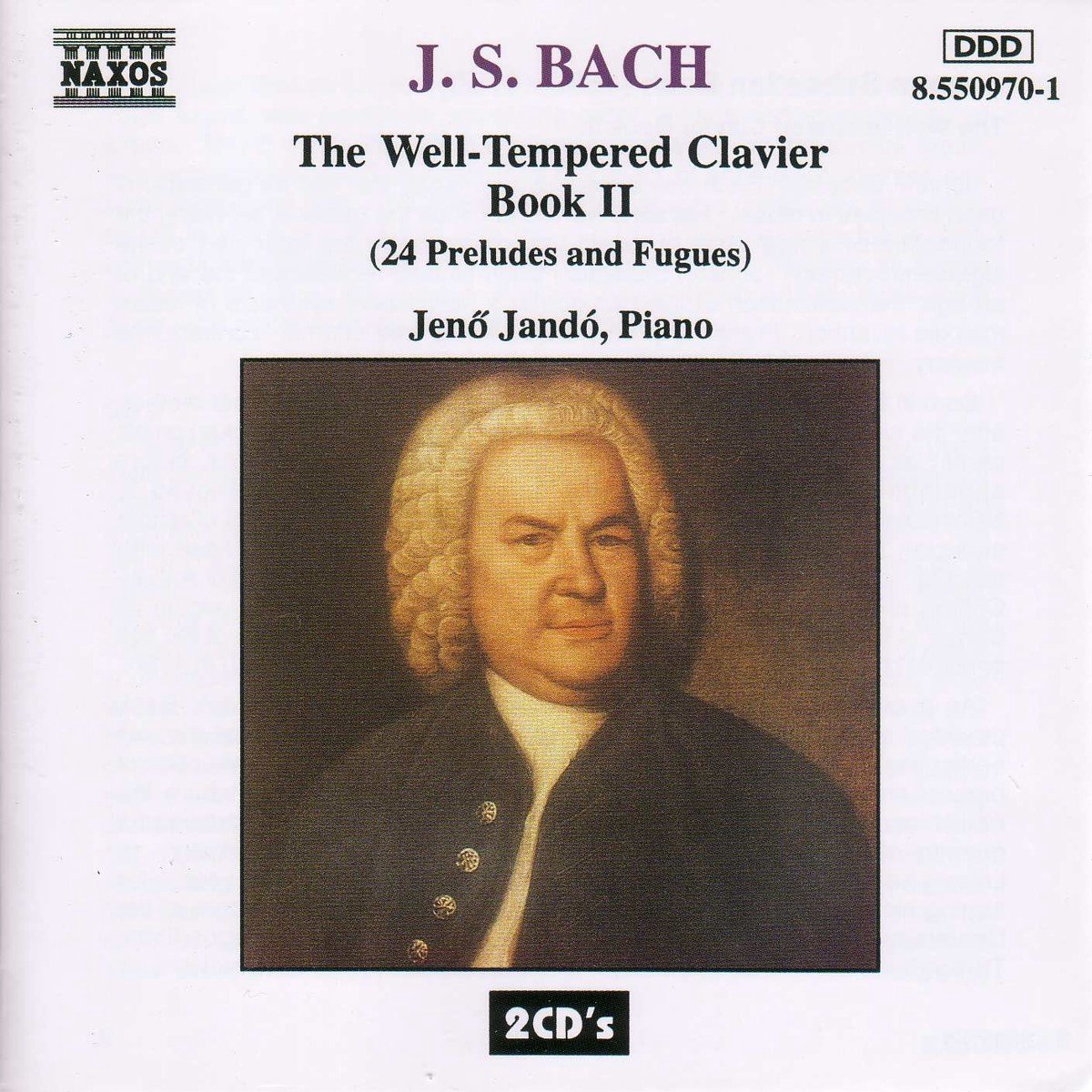Jeno Jandó - J.S. Bach: Wohltemperierte Klavier 2 (2 CD)