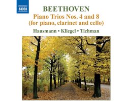Ib Hausmann, Nina Tichman, Maria Kliegel - Beethoven: Piano Trios Nos. 4 and 8 (for Pianoa, Clarinet and Cello) (CD)