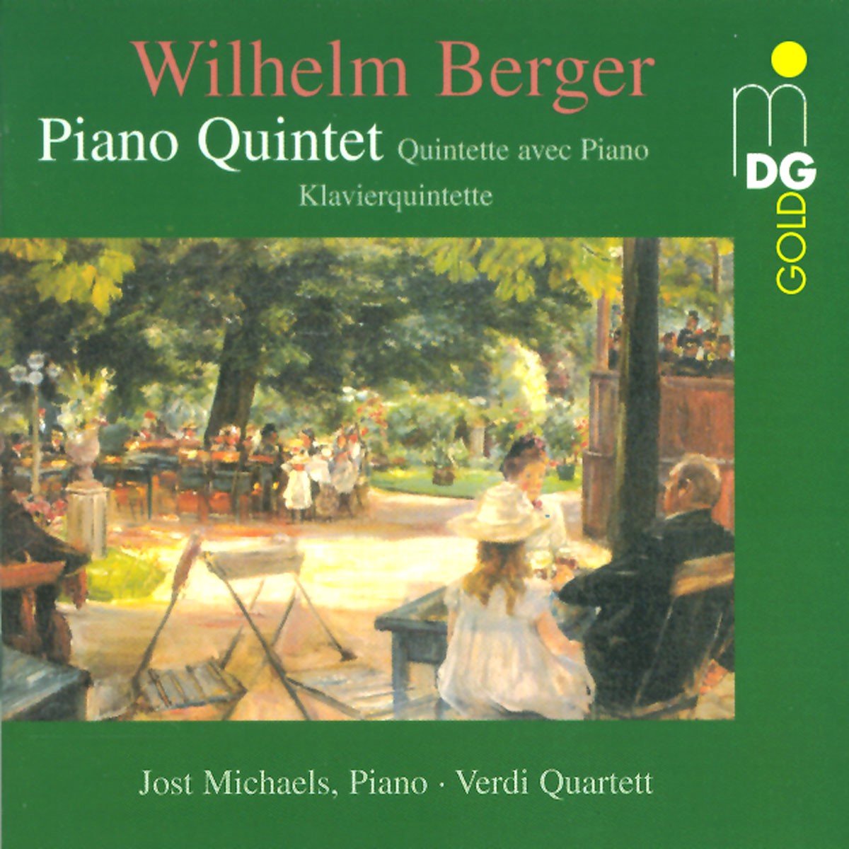 Jost Michaels, Verdi-Quartett - Berger: Piano Quintet Op.95 (CD)