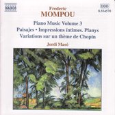 Jordi Maso - Piano Music Volume 3 (CD)