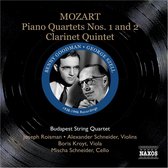 Benny Goodman, George Szell, Budapest String Quartet - Mozart: Piano Quartets Nos.1 & 2 (CD)