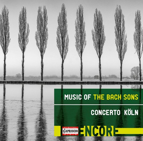 Albumhoes met 'Music of the Bach Sons' en 'Concerto Köln'.