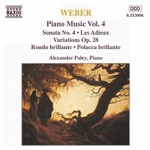 Alexander Paley - Weber: Piano Music Vol.4 (CD)