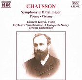 Orchestre Symphonique Et Lyrique De Nancy - Chausson: Symphony/Poème For Violin And Orchestra (CD)