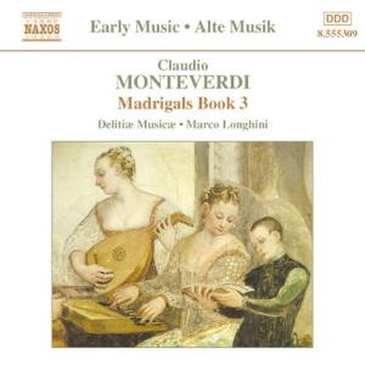 Delitiæ Musicæ, Marco Longhini - Monteverdi: Madrigals Book 3 (CD)