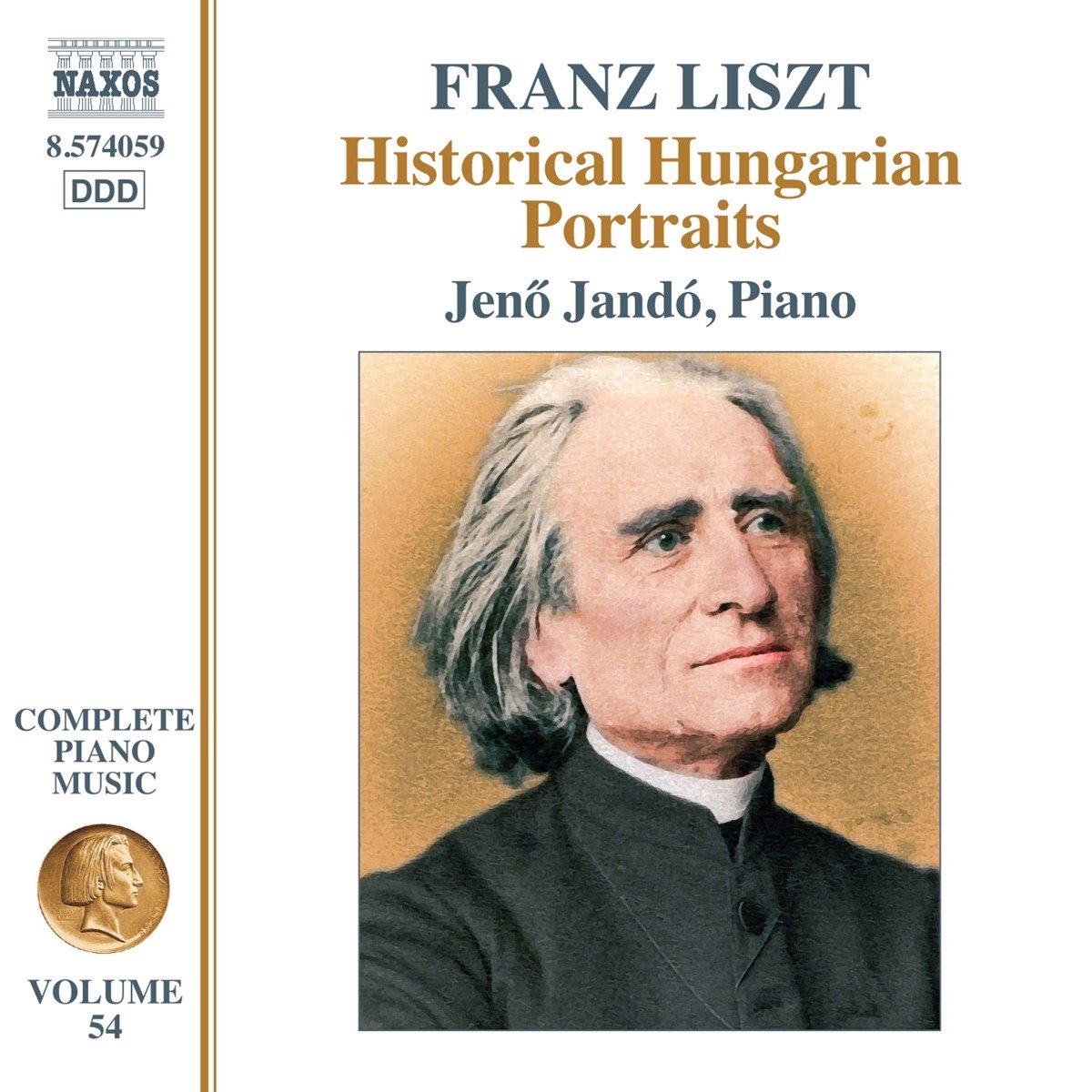 Jenö Jandó - Liszt: Historical Hungarian Portraits (CD)