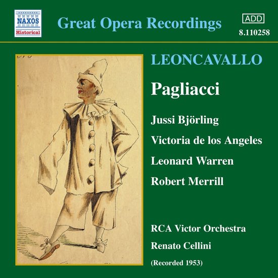 Jussi Björling , Victoria De Los Angeles, Leonard Warren - Leoncavallo: Pagliacci (CD) (Remastered)