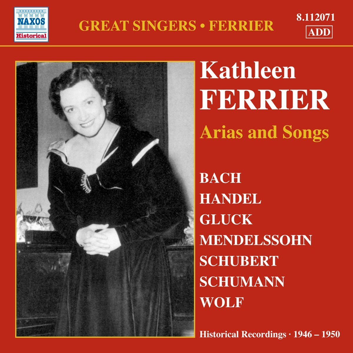 Kathleen Ferrier - Great Singers - Arias And Songs (CD)