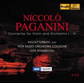 Ingolf Turban, WDR Radio Orchestra Cologne, Lior Shambadal - Paganini: Concertos For Violin And Orchestra I - VI (4 CD)