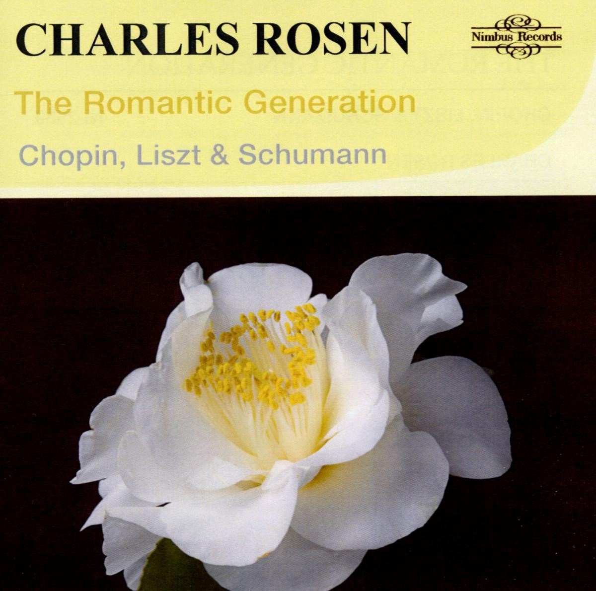 Charles Rosen - Chopin, Liszt & Schumann: The Roman (CD)