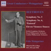 London Philharmonic Orchestra, Felix Weingartner - Beethoven: Symphonies Nos. 5 & 6/Eleven Viennese Dances (CD)