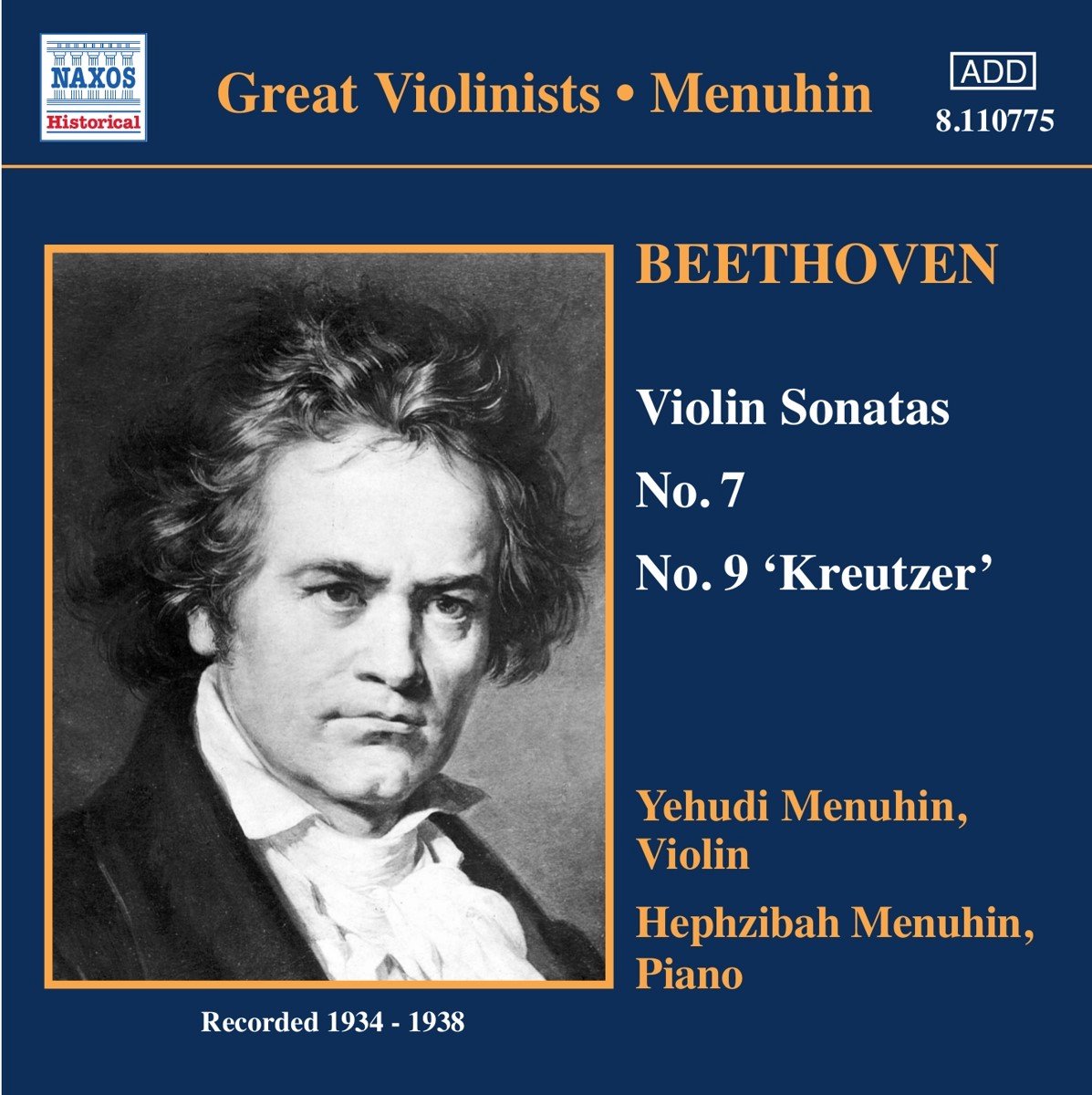 Yehudi Menuhin - Menuhin Beethoven Volume 2 (CD) (Remastered)