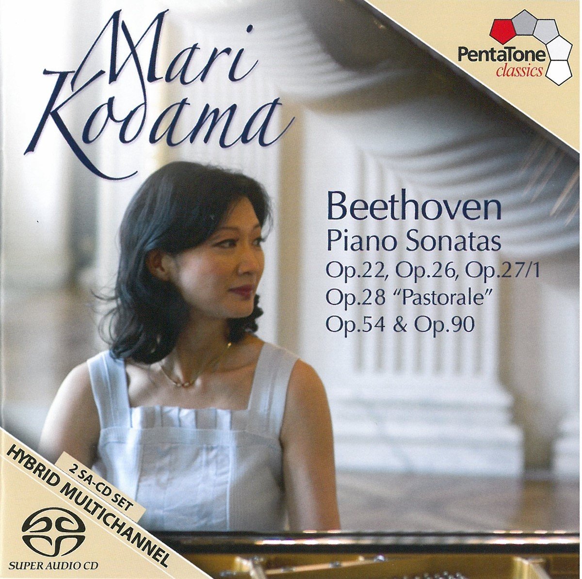 Mari Kodama - Beethoven: Piano Sonatas (Op.22, Op.26, Op.27, Op.54) (2 SACD)