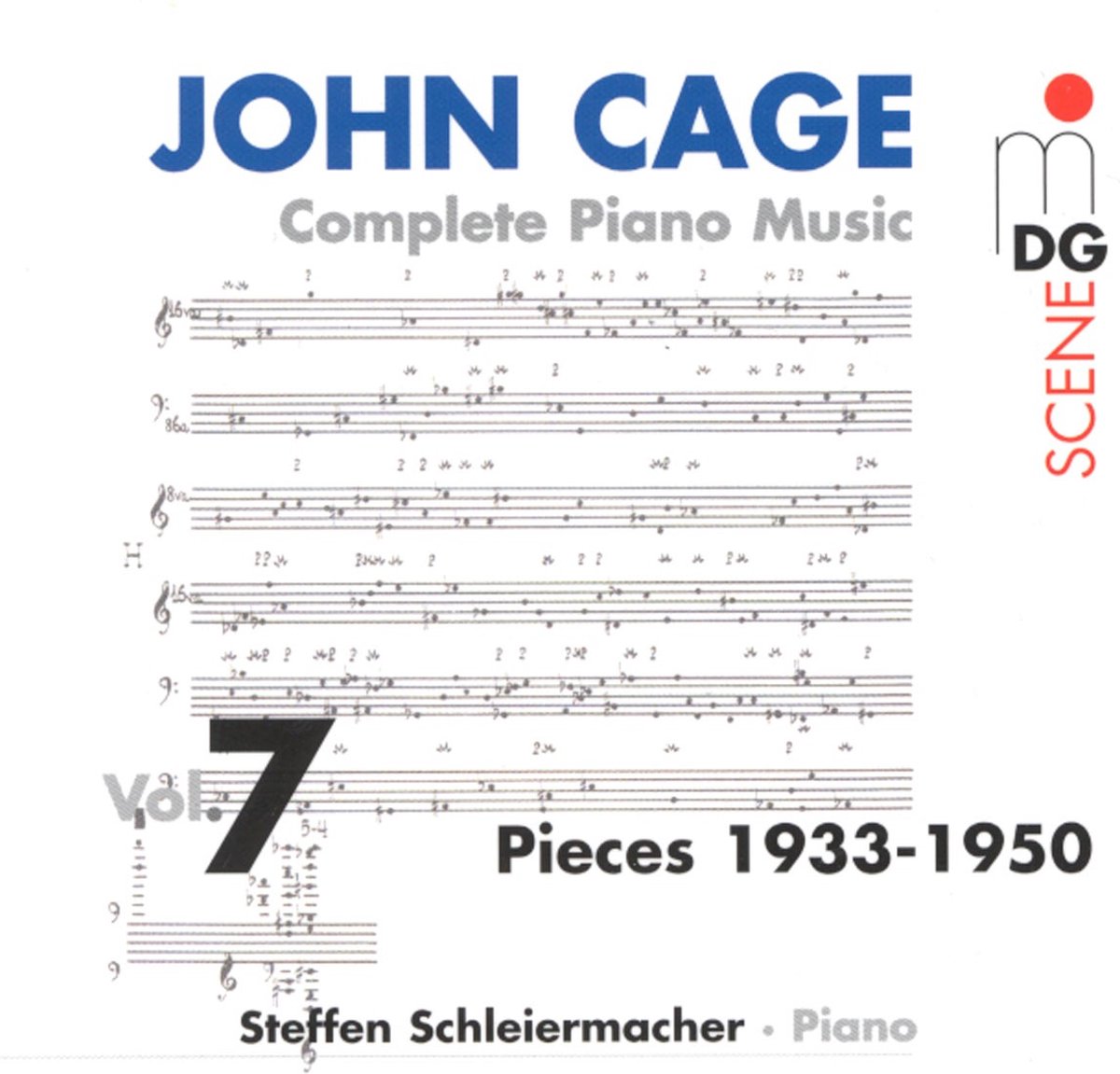 Steffen Schleiermacher - Cage: Complete Piano Music Vol. 7 (Pieces 1933-1950) (CD)