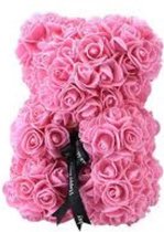 Rozen teddy beer - 25 cm - Valentijn special - liefde - Rose teddy - Rose bear - moederdag -multicolor -valentijn cadeautje voor haar
