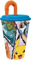 Pokemon Beker met rietje - Bioscoop beker - BPA Vrij - 460 ml