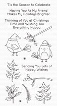 Christmas Cardinals Clear Stamps (CS-505)
