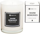 Housevitamin - Geurkaars - Warm Memories Appeltaart - Home de Cologne - Huisparfum - Met Cadeauverpakking - 250 gram