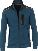 Casa Moda Lange mouw Vest - 423803400 Petrol (Maat: XXL)