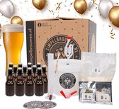 SIMPELBROUWEN® - Cadeaubox BLOND bier - Bierbrouwpakket - Zelf Bier Brouwen Bierpakket - Startpakket - Gadgets Mannen - Cadeau - Cadeau voor Mannen en Vrouwen - Vaderdag Cadeau - V