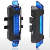 Fietsverlichting I Fietslicht I Fietslamp I Fiets Voorlicht I LED I USB Oplaadbaar I Blauw
