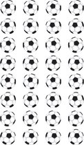 Voetbal Stickers Groot - 3,5 cm doorsnede - 32 Voetbalstickers - Traktatiestickers, Knutselstickers, Sportstickers, Hobbystickers, Kinderstickers, Jongensstickers