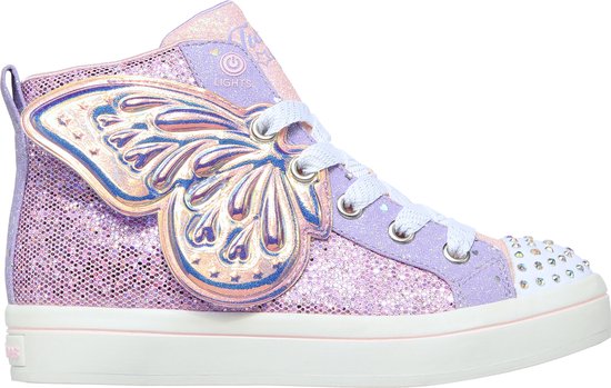 Foto: Skechers twi lites 2 0 butterfly wishe meisjes sneakers lila multicolour maat 33