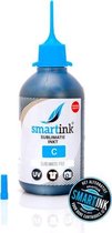 Geschikt Epson Sublimatie inkt Cyaan (C) 100 ml inktfles Smart Ink Huismerk (Alleen Geschikt voor hittepers)