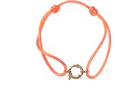 Go Dutch Label Armband Touw slot Orange B1844-8