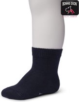 Bonnie Doon | Puff Print Antislip Sock Organic | Dark Blue