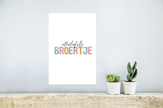 Affiche Cher frère - Frère - Frère - Citations - Dictons - 20x30 cm