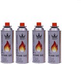 4x Kookstel - Onkruidbrander - gasflessen butaan gas - 4 stuks a 227 gram - gasbus navulling