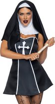 Leg Avenue - Naughty Nun Costume - S - Zwart