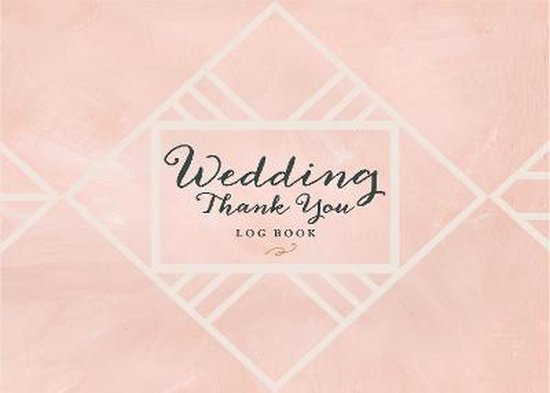 Wedding Thank You Logbook - cover