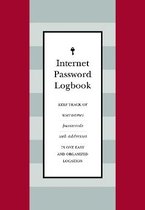 Internet Password Logbook (Red Leatherette)