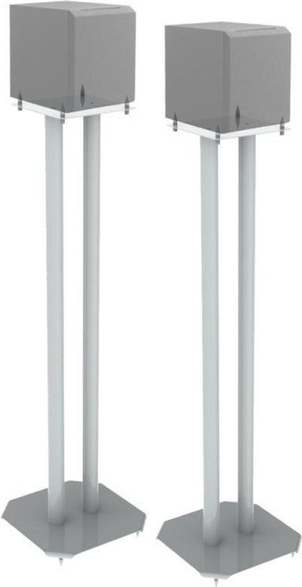 Speaker vloerstandaard Solid 80cm wit, set 2 stuks | Speaker standaard |  Luidspreker... | bol.com