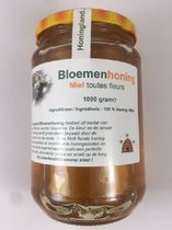 Honingland: Bloemenhoning, Miel toutes fleurs, Flower honey ( raw ). 1000 gram